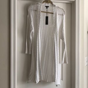 Talbots White Cardigan
